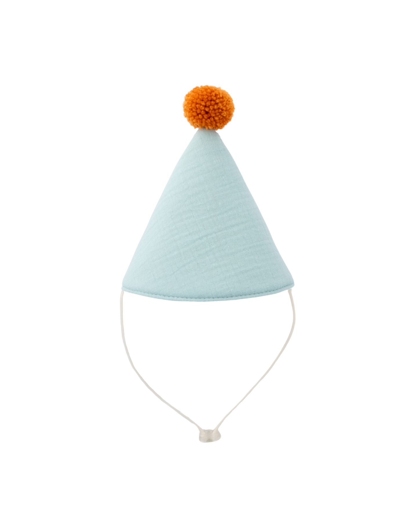 Chapéu de festa em musselina com pompom