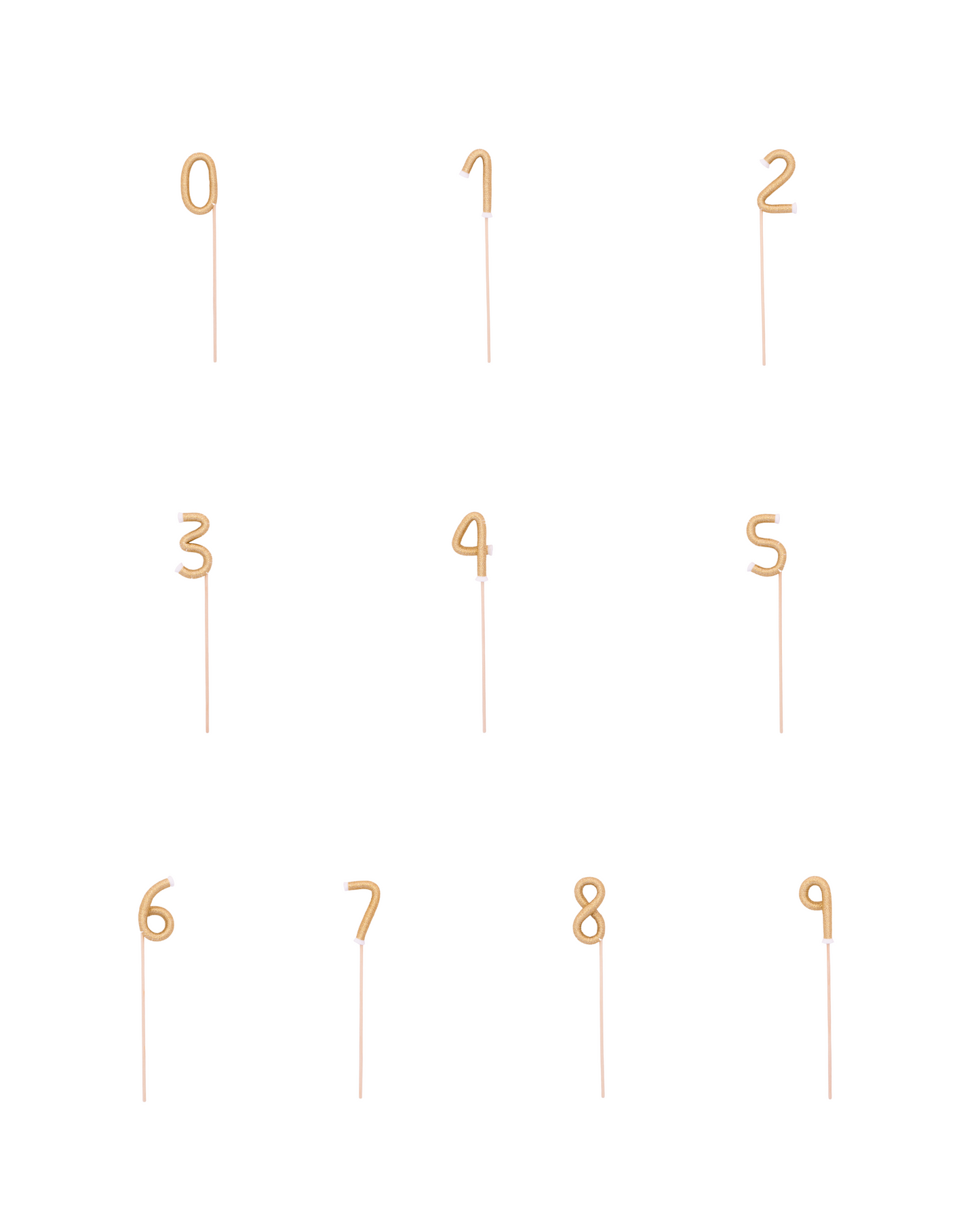 Topper número tamanho XXS