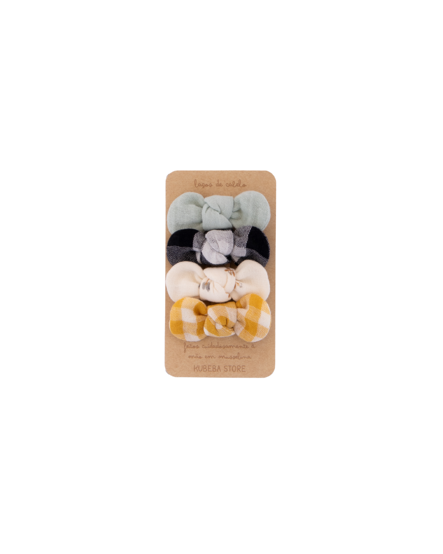 Conjunto de 4 lacinhos minis ganchos
