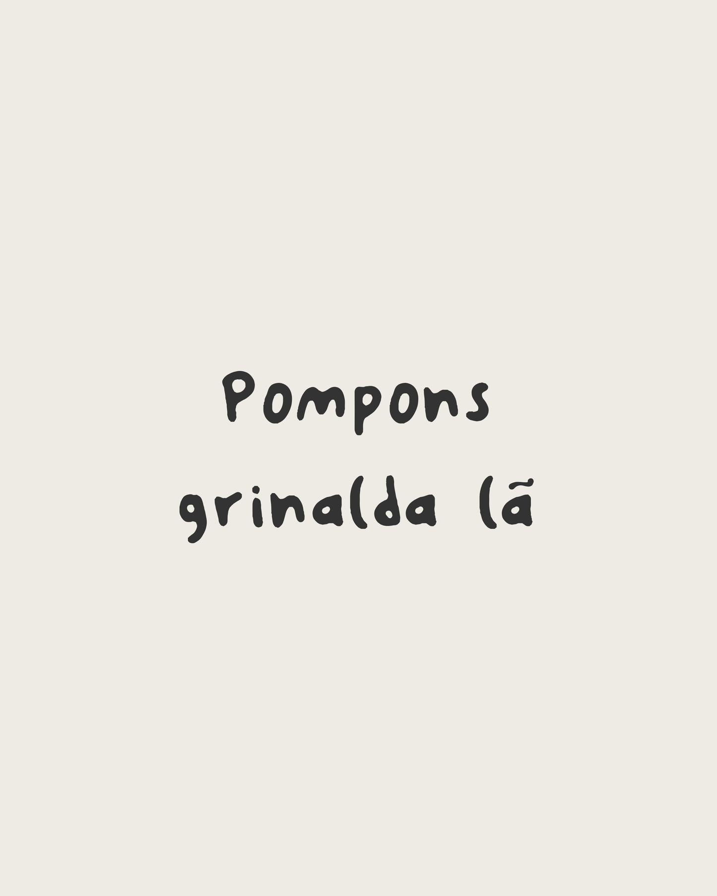 Quantidade de pompons lã