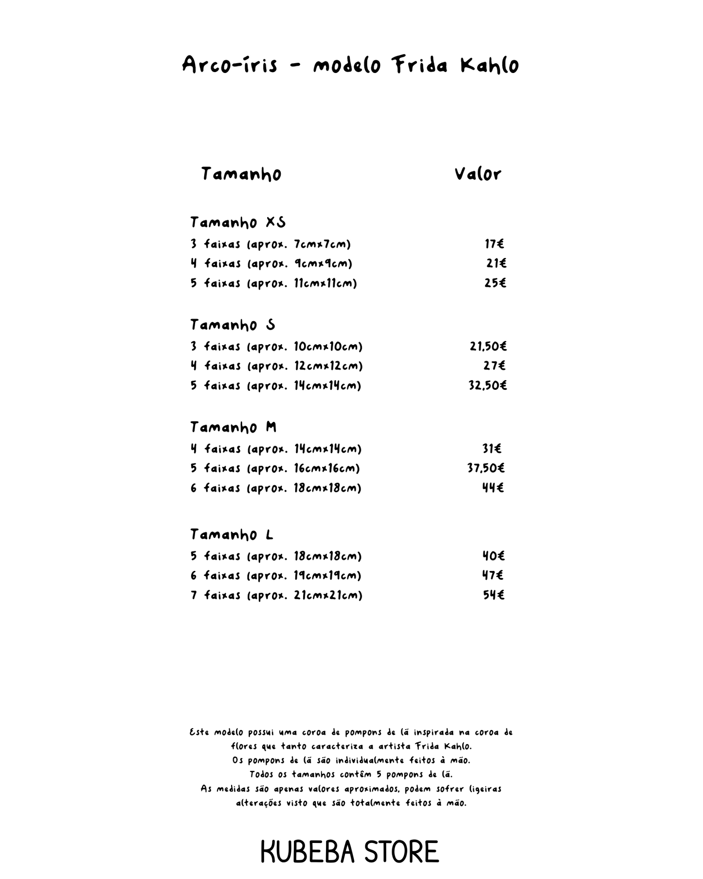 Personalizar arco-íris modelo Frida Kahlo - Kubeba Store