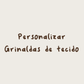 Personalizar grinalda de bandeirolas tecido