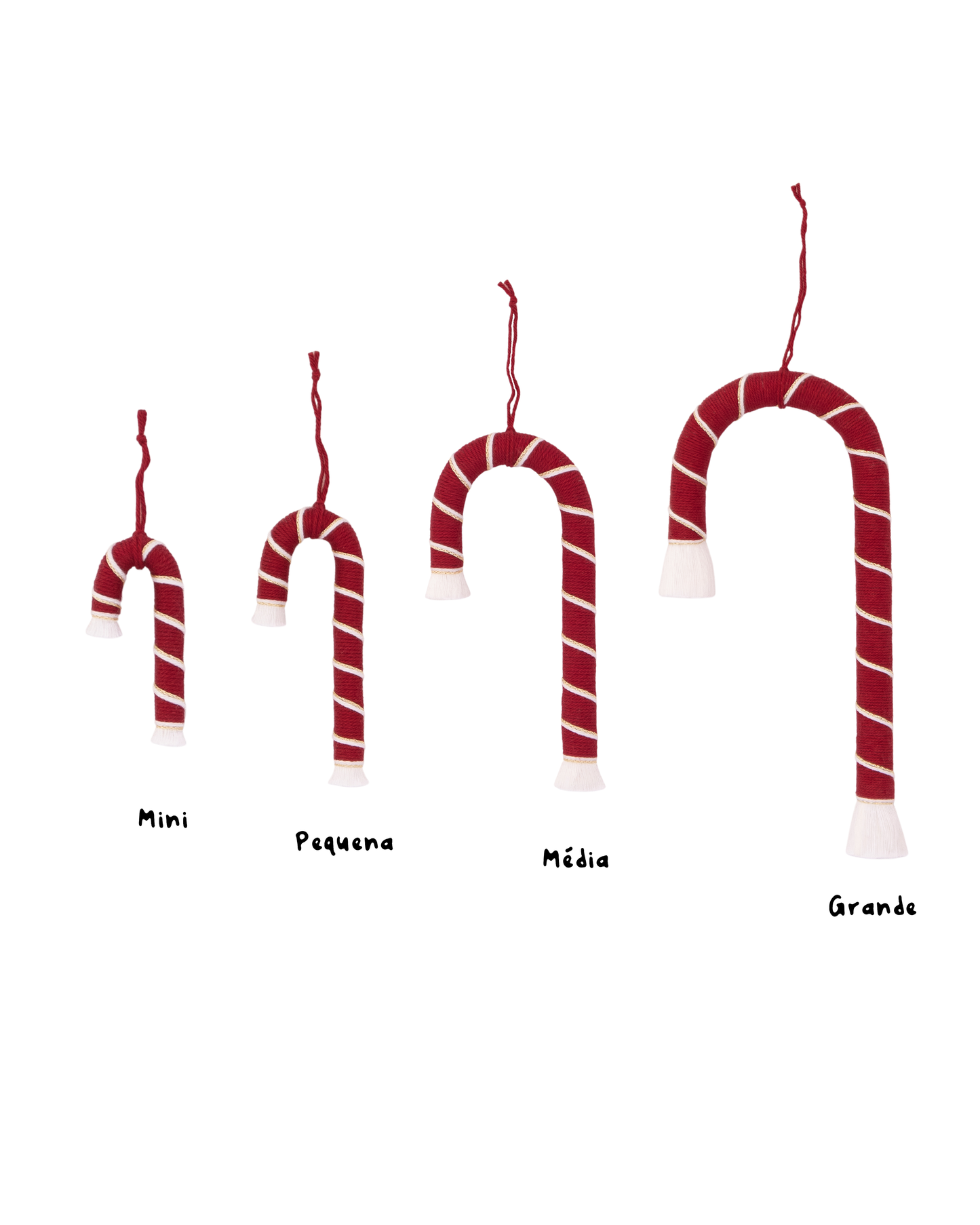 Personalizar bengalas de Natal