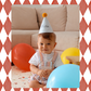 Chapéu de festa com pompom