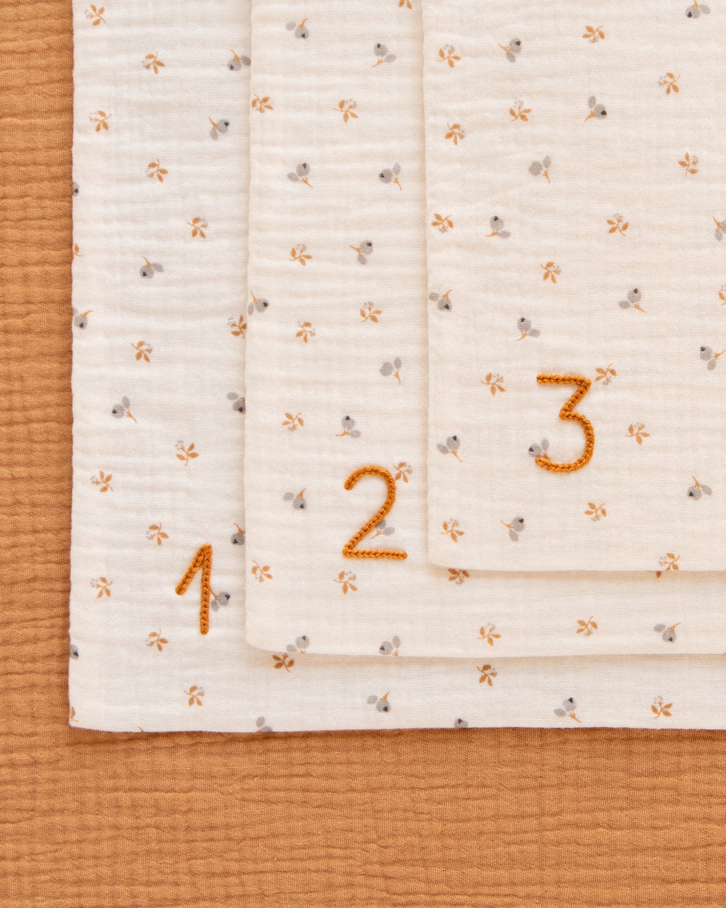 Gostaria de acrescentar bordados de 1 a 3 nos sacos?