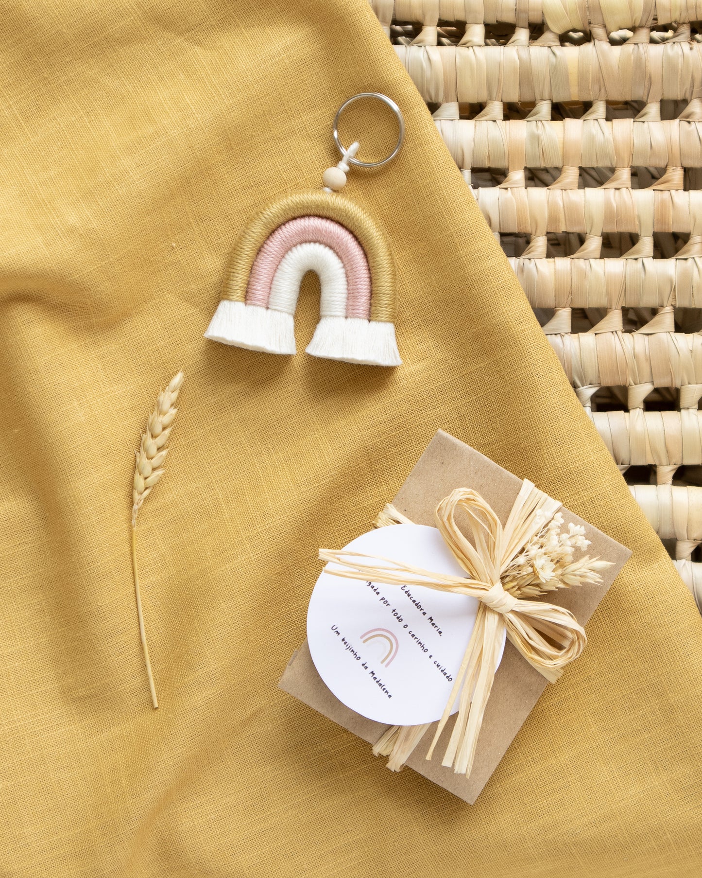 Arco-íris porta-chaves tamanho XXS