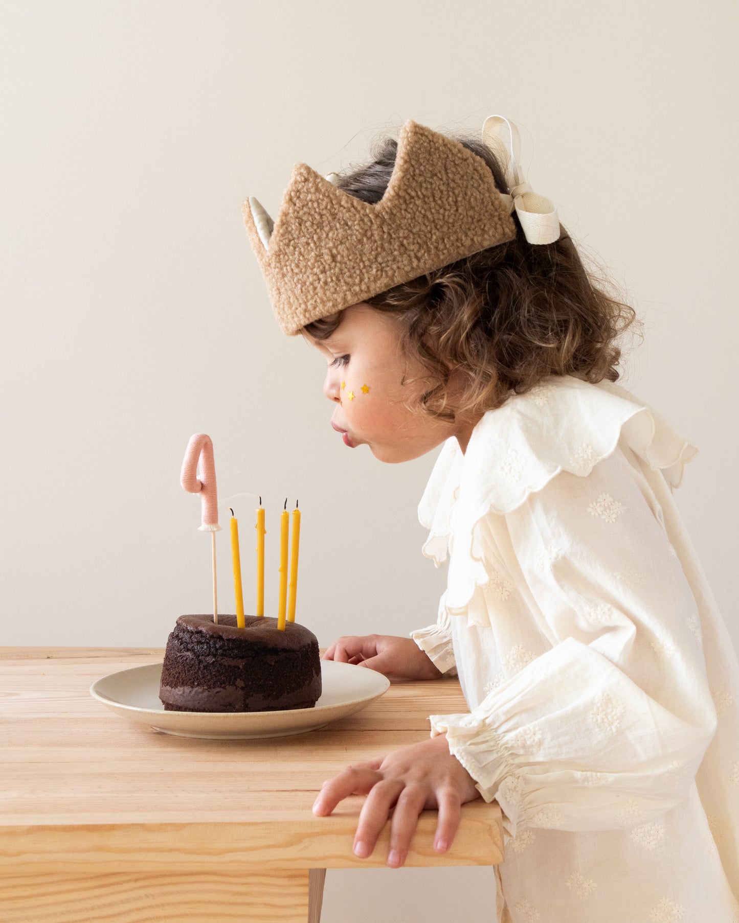 Vela de cera de abelha natural