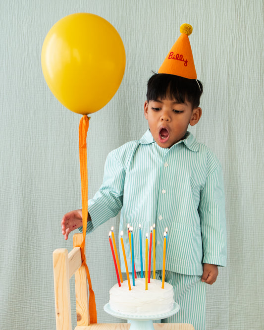 Chapéu de festa com pompom