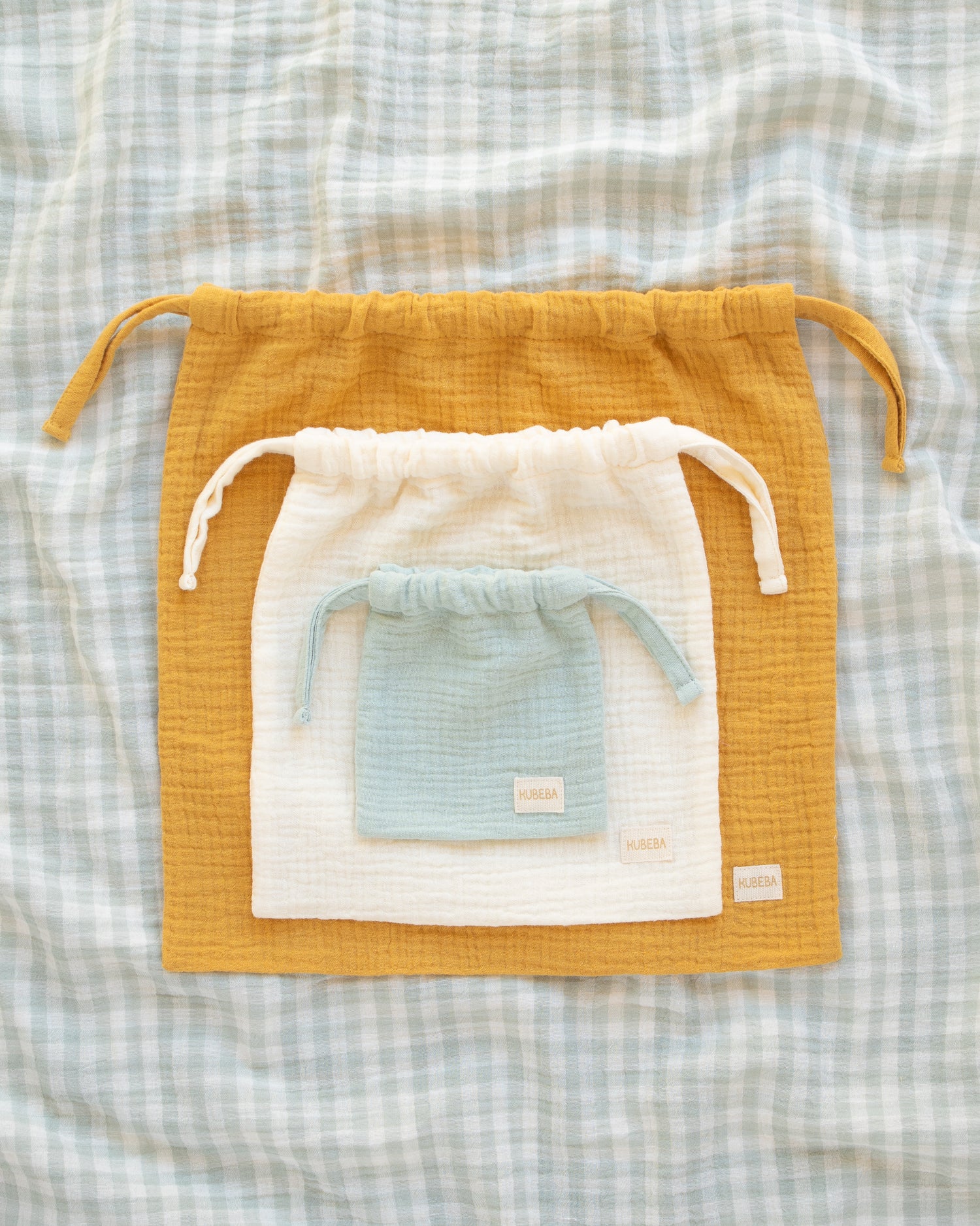 Conjunto de sacos para organizar mala de maternidade mini coton