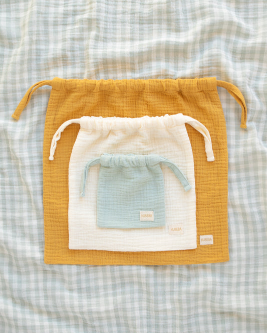 Conjunto de sacos para organizar mala de maternidade mini coton