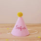 Chapéu de festa com pompom