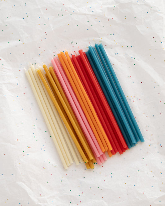 Vela aniversário cera de abelha