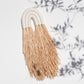 decoração quarto de criança – decoração quarto para bebé – acessório decorativo - arco-íris para pendurar parede – feito à mão – arco-íris em ráfia – estilo boho – peça minimalista